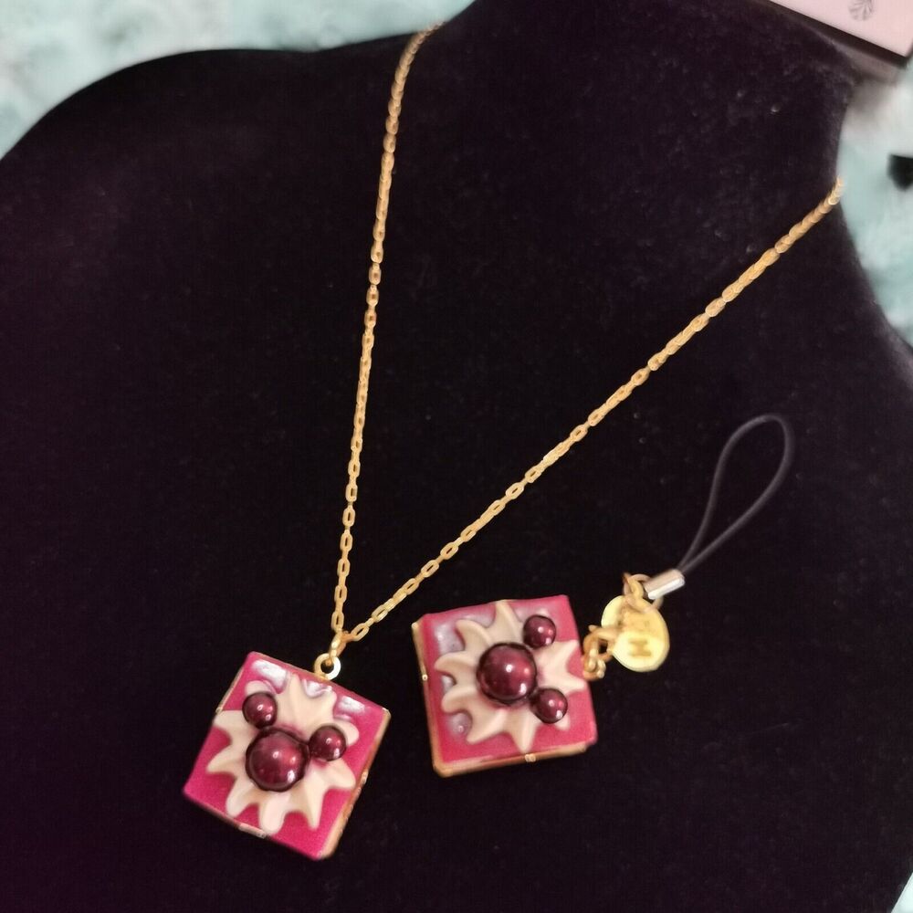 Mickey Mouse Qpot Cake Necklace Lot Disney Halloween Cosplay Costume Keychain